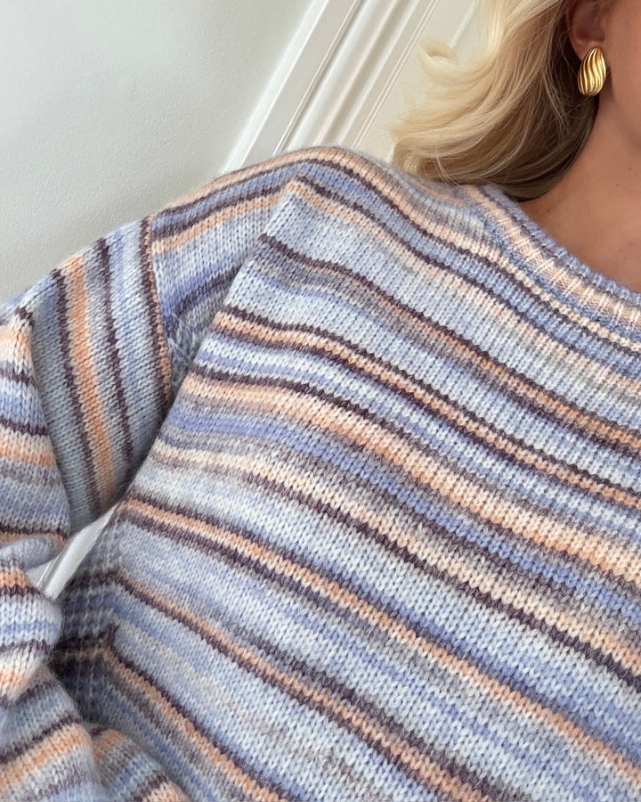 Sister's Point striktrøje helna-pu multi stripe