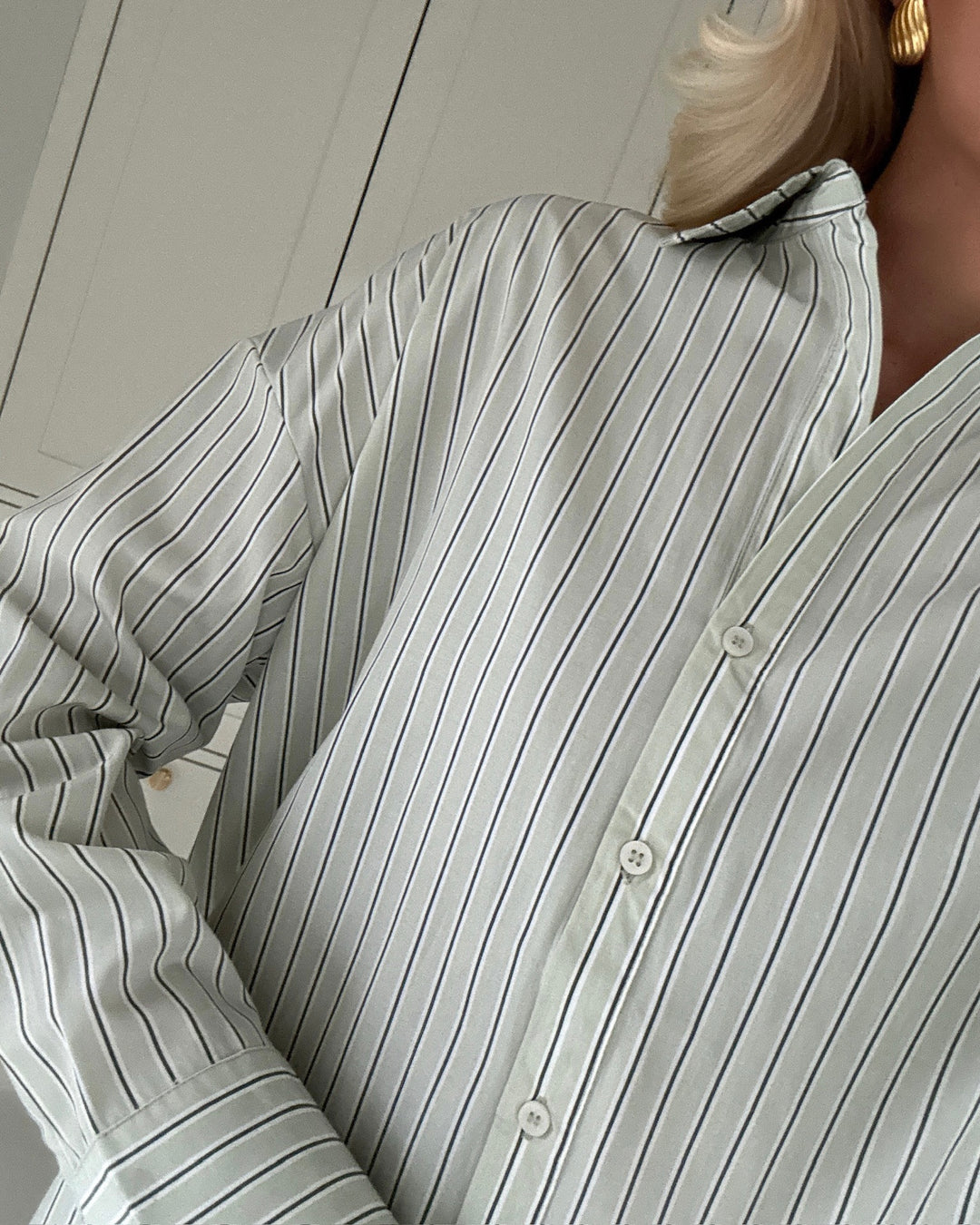 Only skjorte oregon alva ls celadon green/douglas fir