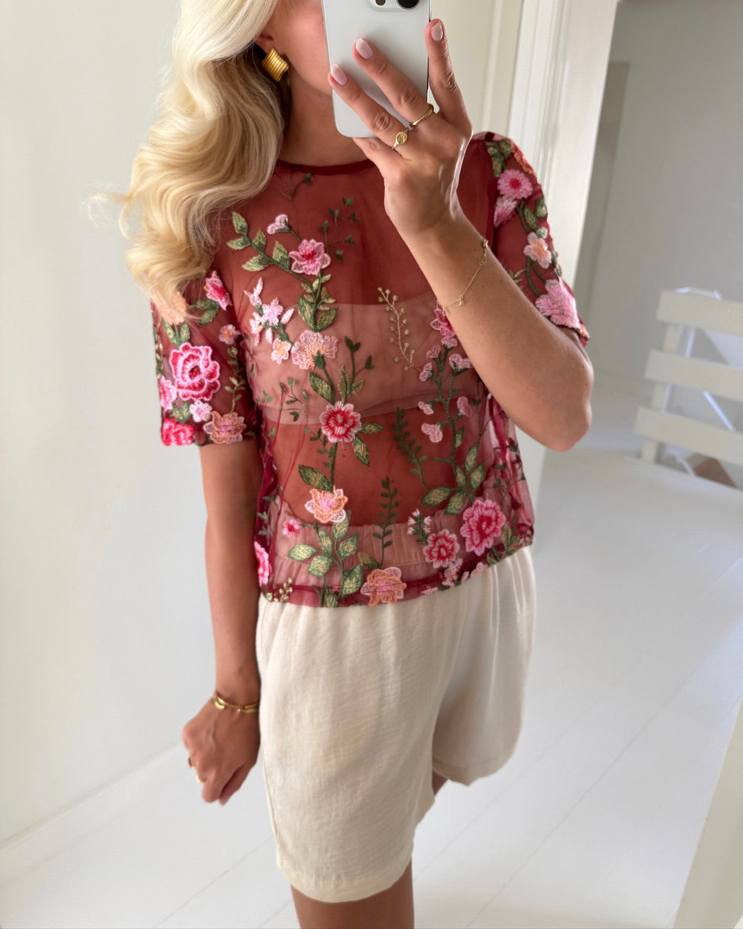 A-View bluse fuschia bordeaux/rose