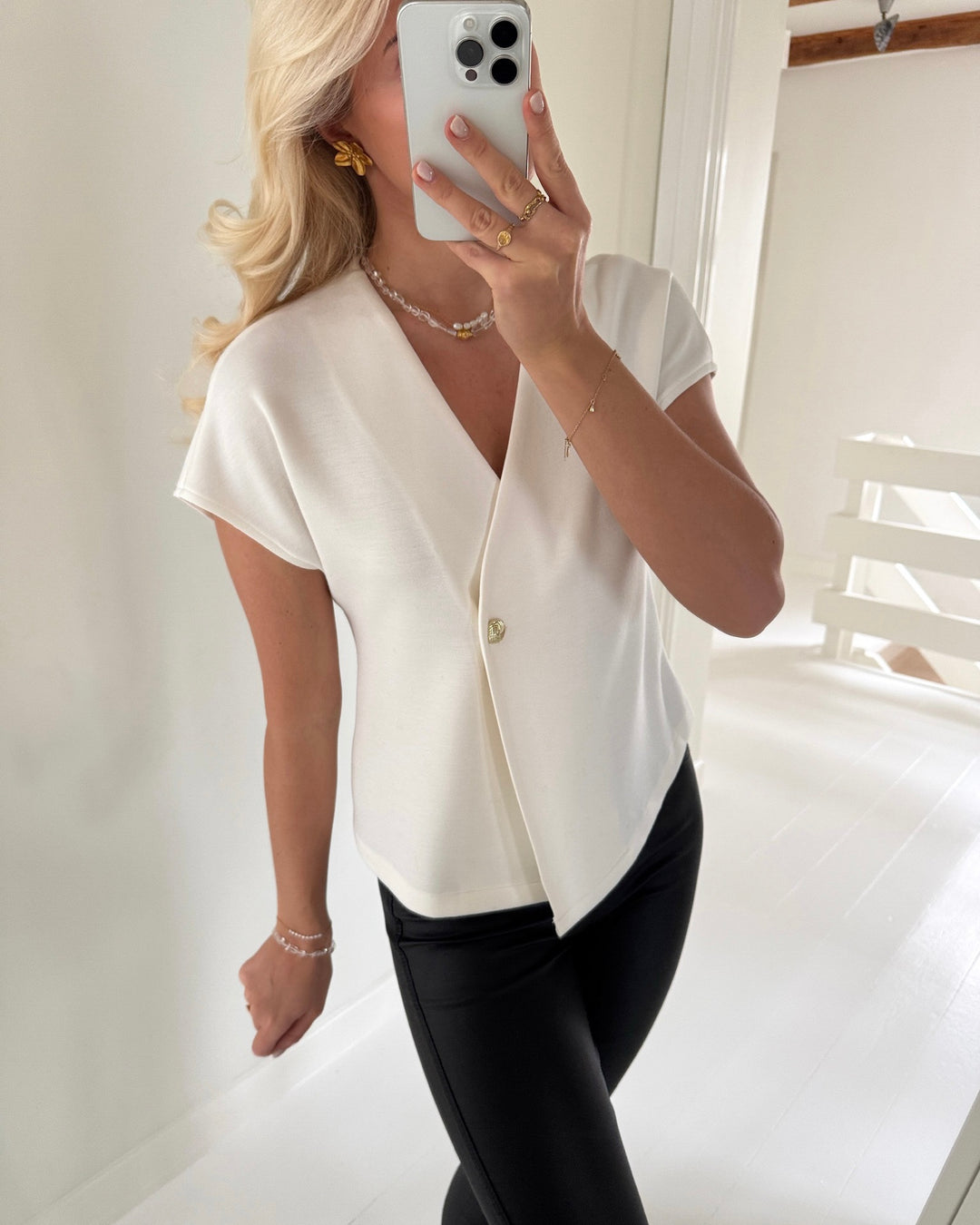 JDY top tami ss cloud dancer