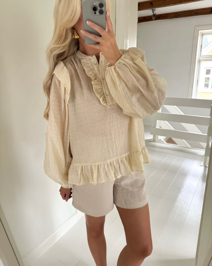 Love&Divine bluse love1236 cream