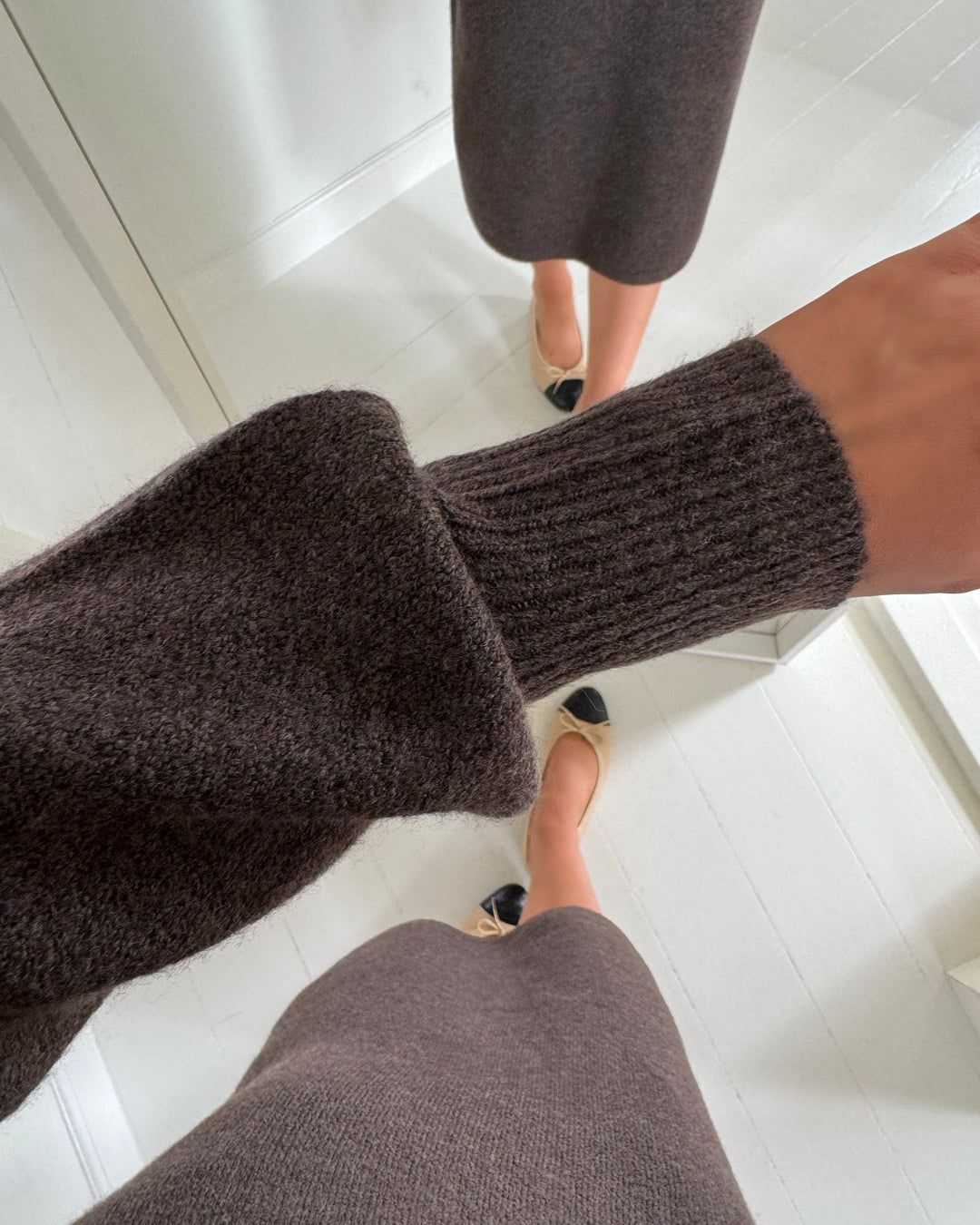 JDY kjole rue life ls maxi bracken/melange