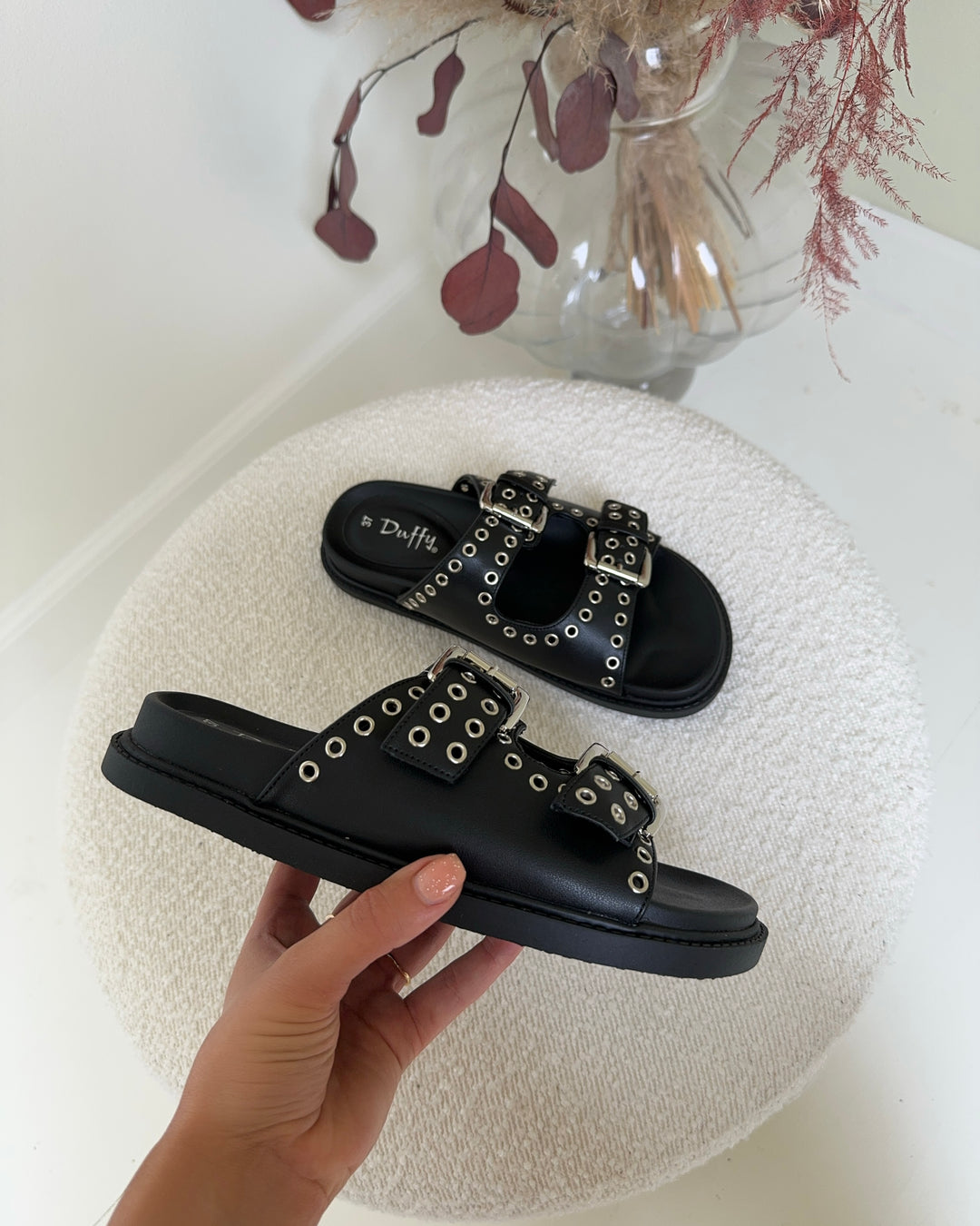 Duffy sandal 97-20997 black