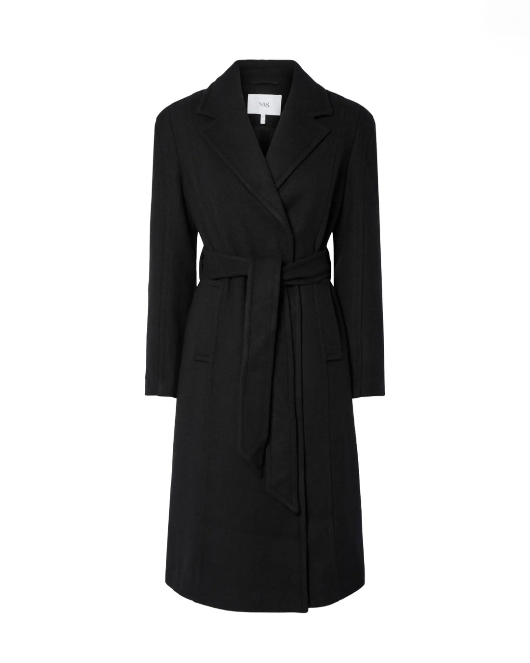 Y.A.S frakke kali wool blend black