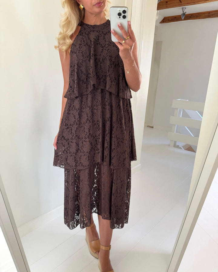 A-View kjole sasja brown