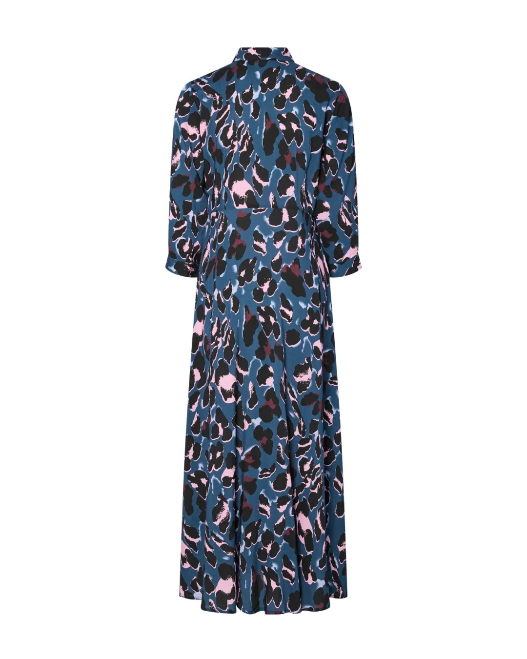 Y.A.S kjole savanna long shirt sargasso sea/liro