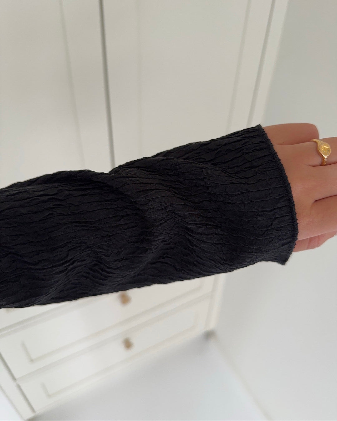 JDY kjole bella ls structure black