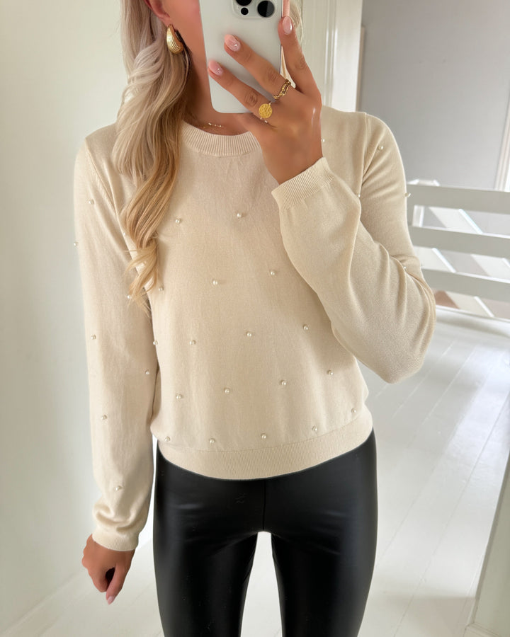Vero Moda sweater glory pearl ls o-neck boo birch