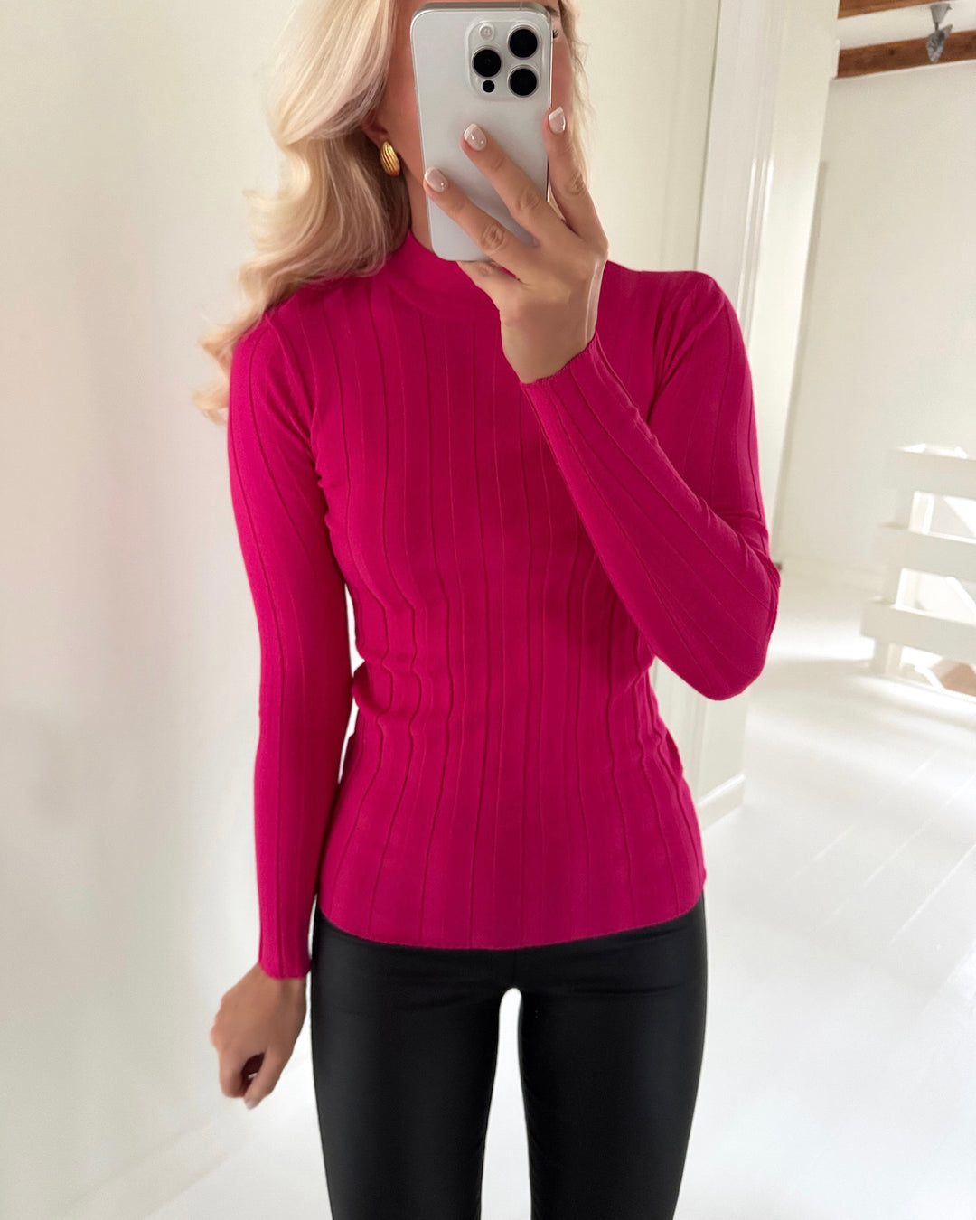 Sister's Point bluse hotti dark pink