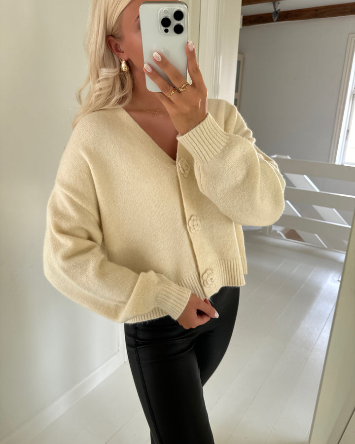 Vero Moda cardigan cecily ls v-neck birch