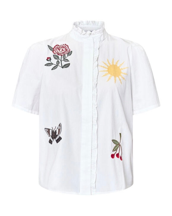 Love&Divine skjorte love1531 white - FORUDBESTILLING LEV. UGE 20