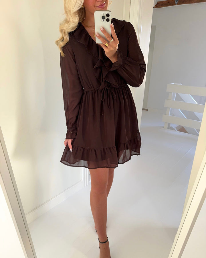 Vero Moda kjole dora ls short fudge