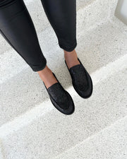 Cphs loafers black glitter - FORUDBESTILLING LEV. UGE 37/38