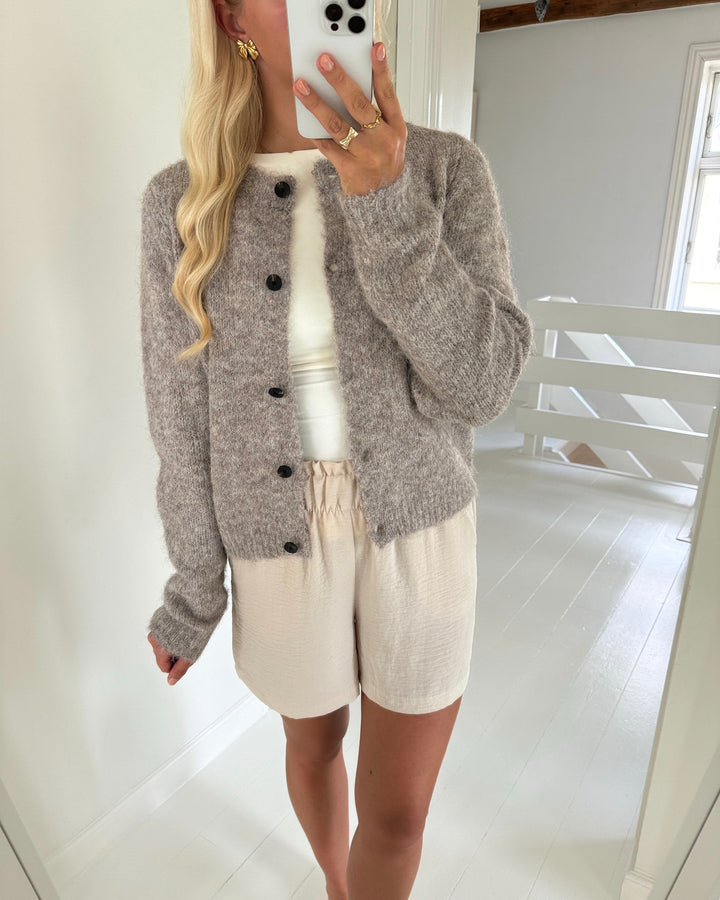Vero Moda cardigan novah ls o-neck button ga noos fossil melange