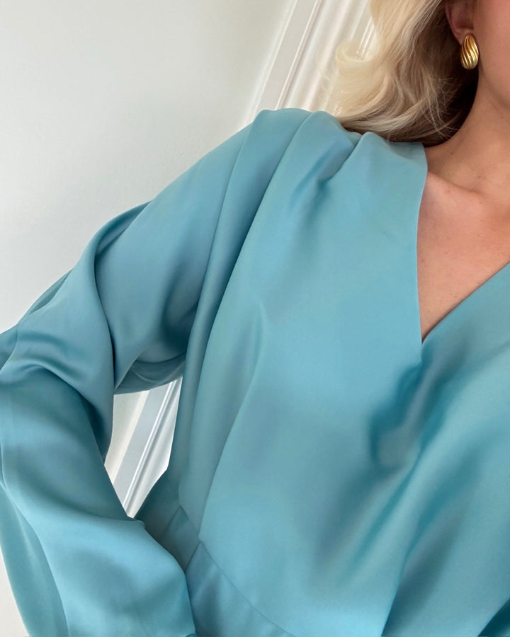 Y.A.S bluse pella ls v-neck reef waters