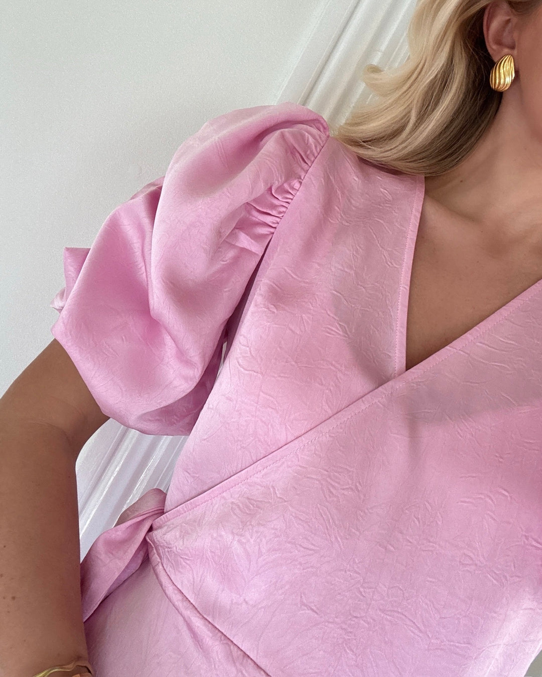 A-View kjole sinda bubble pink