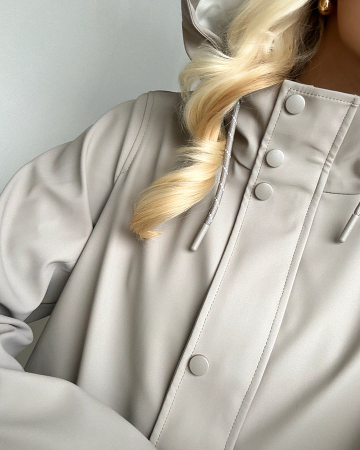 Vero Moda regnjakke malou coated moon rock