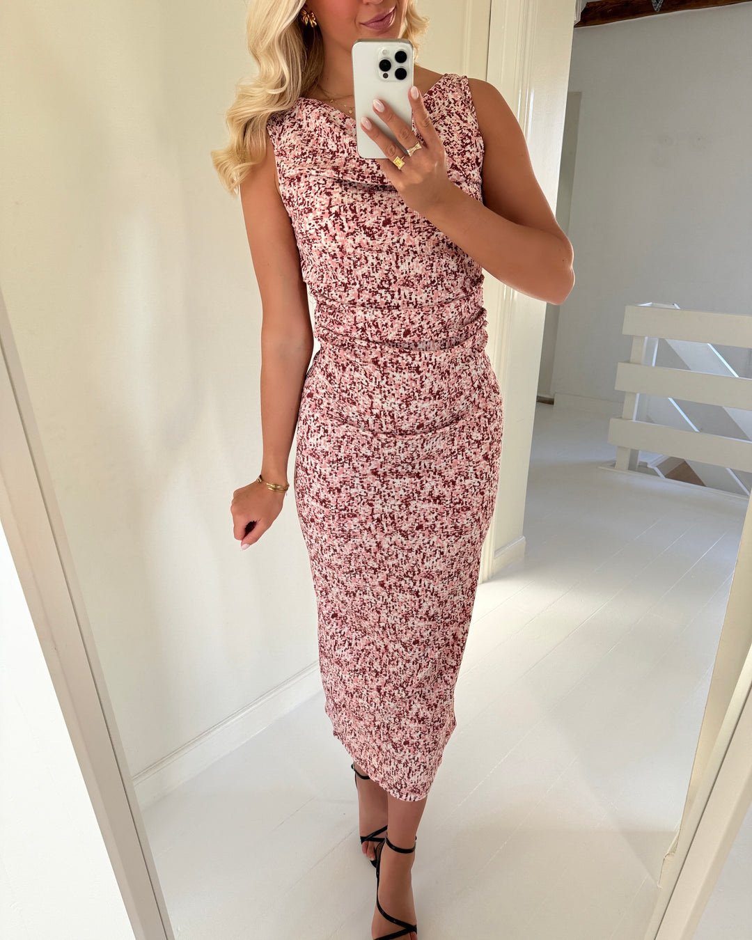 Vero Moda kjole gina sl 7/8 rose elegance/gina