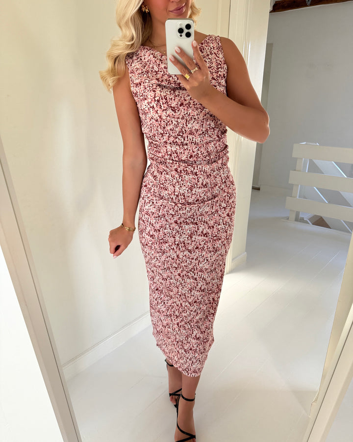 Vero Moda kjole gina sl 7/8 rose elegance/gina