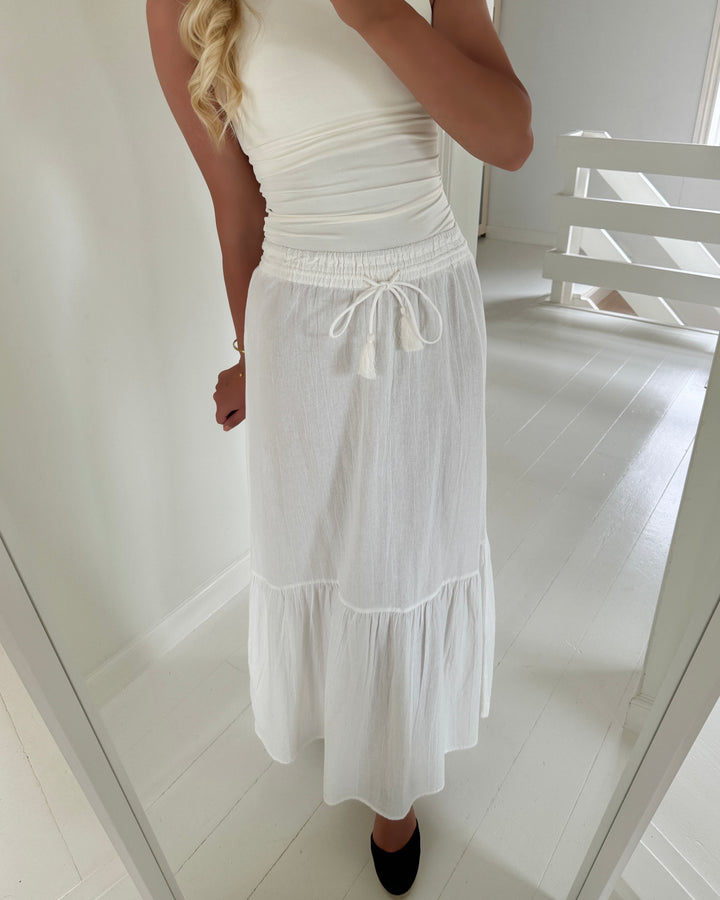 Vero Moda nederdel pretty hw maxi snow white