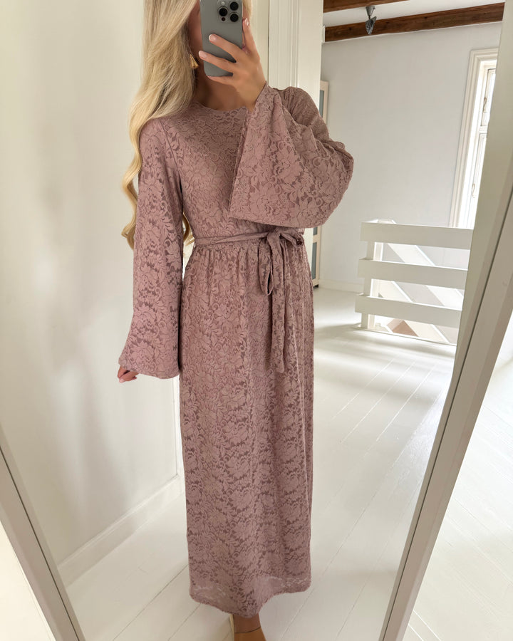 Y.A.S kjole aydina lace ls long - eid adobe rose