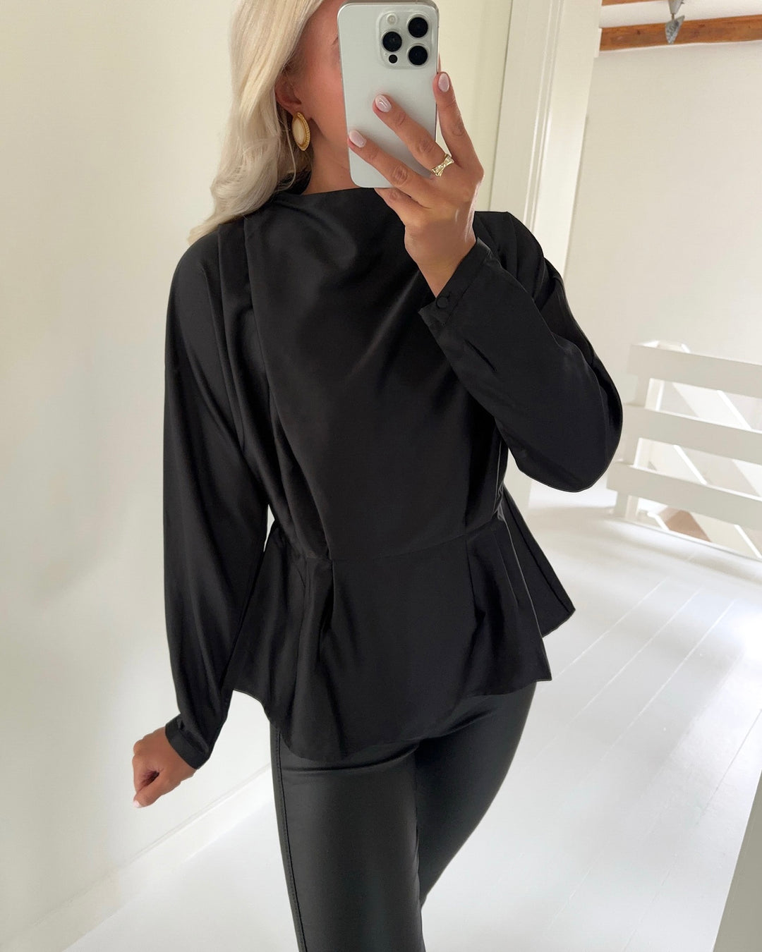 Y.A.S bluse yera ls black