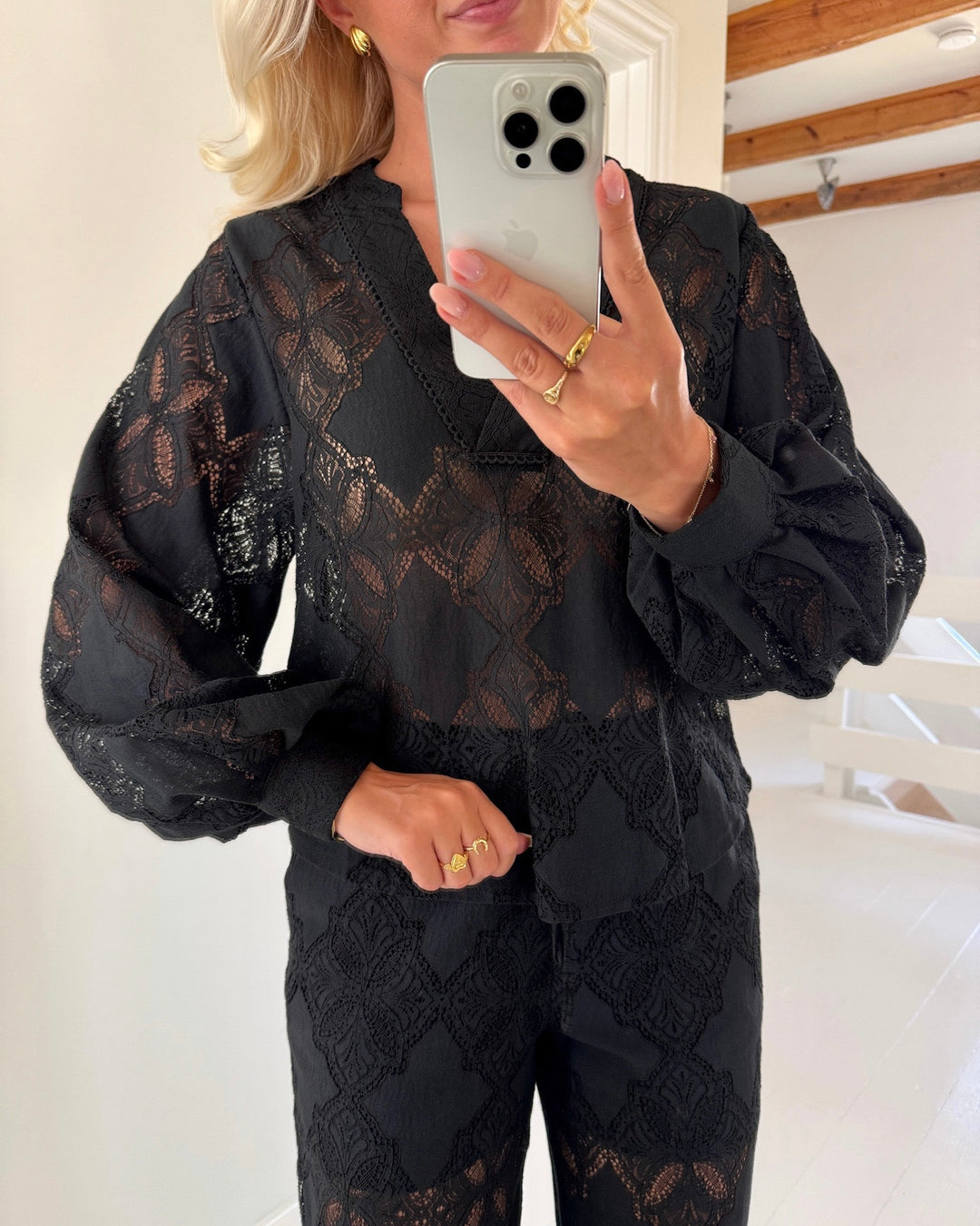 Love&Divine bluse love1307 black