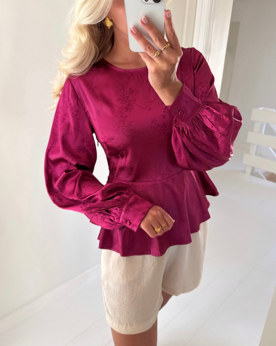 A-View bluse camino carbernet