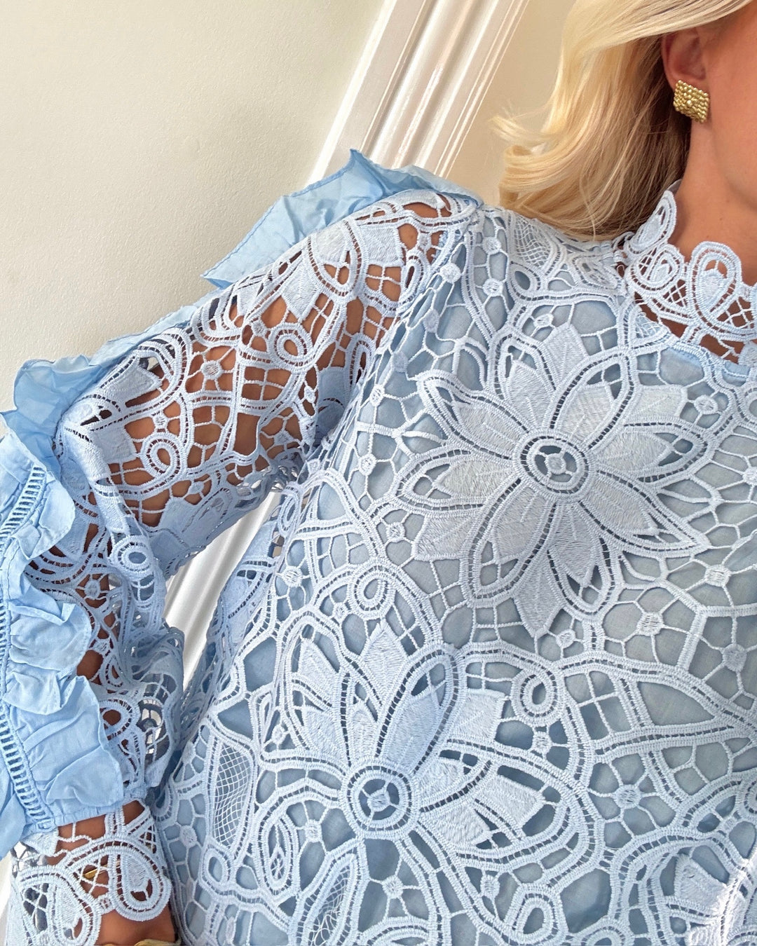 A-View bluse mira light blue