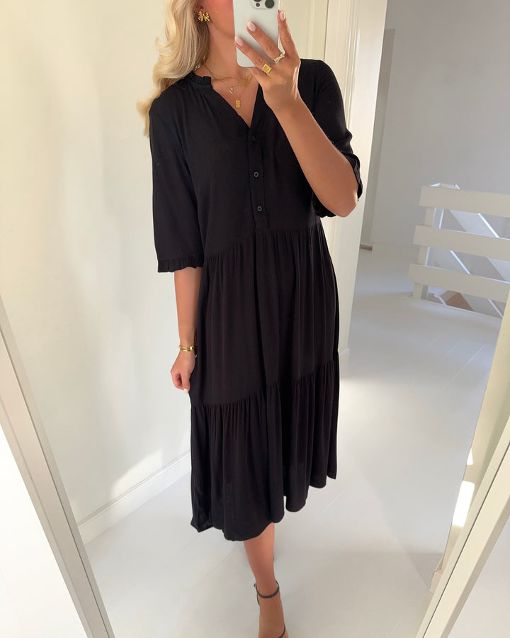 Vero Moda kjole menny 2/4 sl black