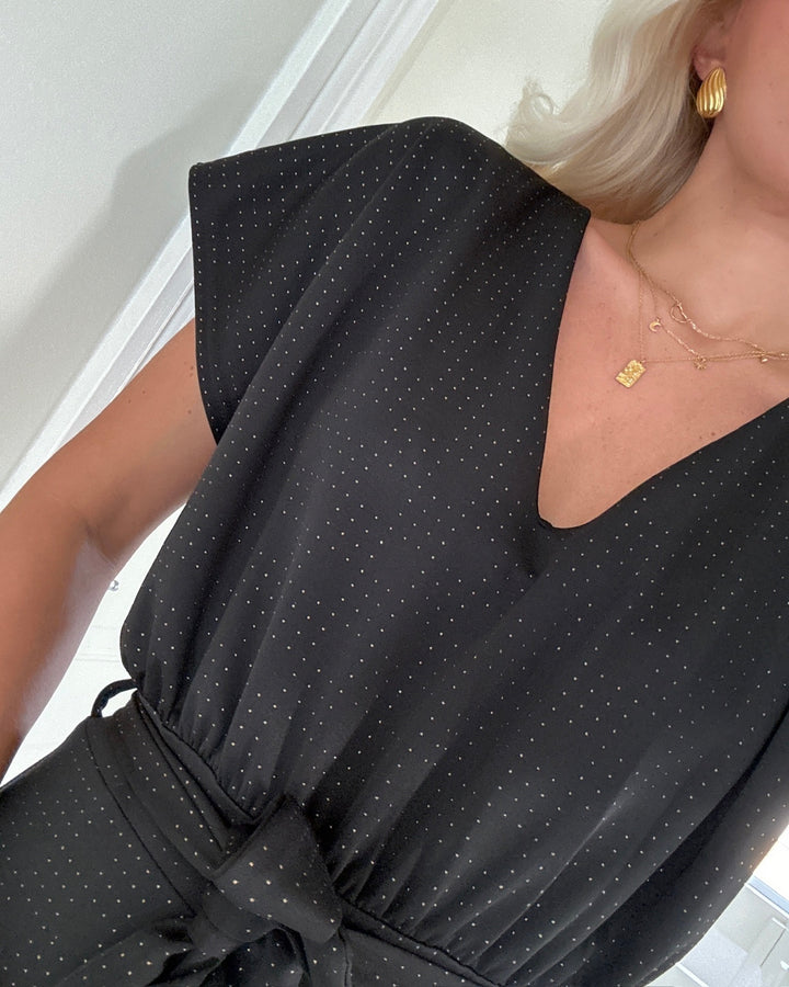 Sister's Point jumpsuit girl-ju.v11 black/gold