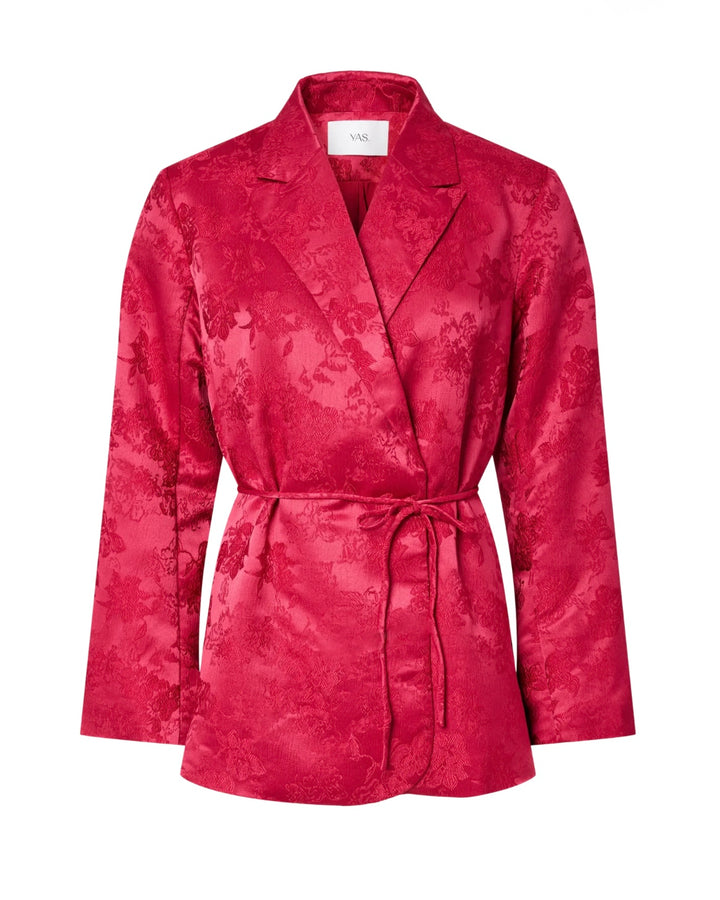 Y.A.S blazer siro ls tie persian red