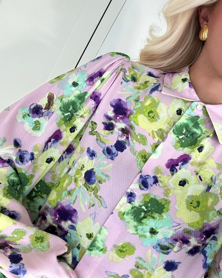 Y.A.S skjorte asina ls pale lilac/wilma