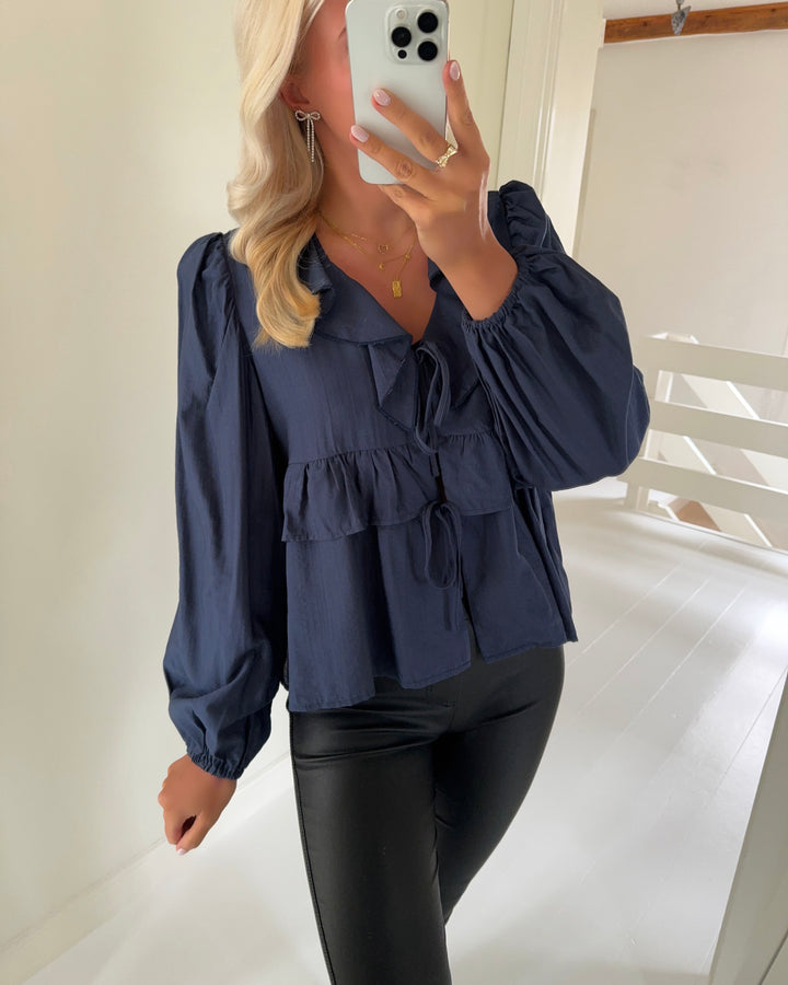 A-View bluse charlotte navy