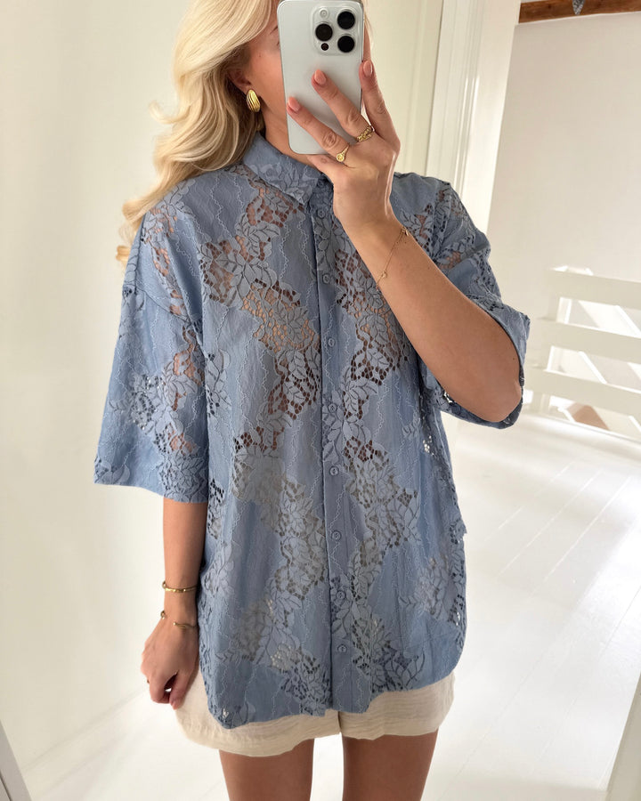 Love&Divine skjorte love971-8 d.blue