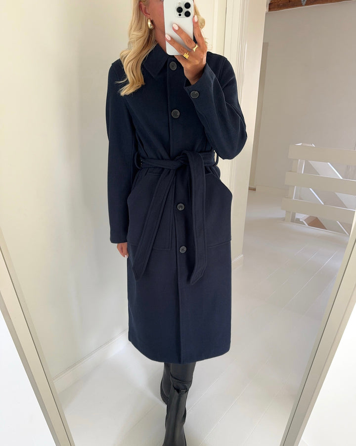 Vero Moda frakke fortuneparis long navy blazer