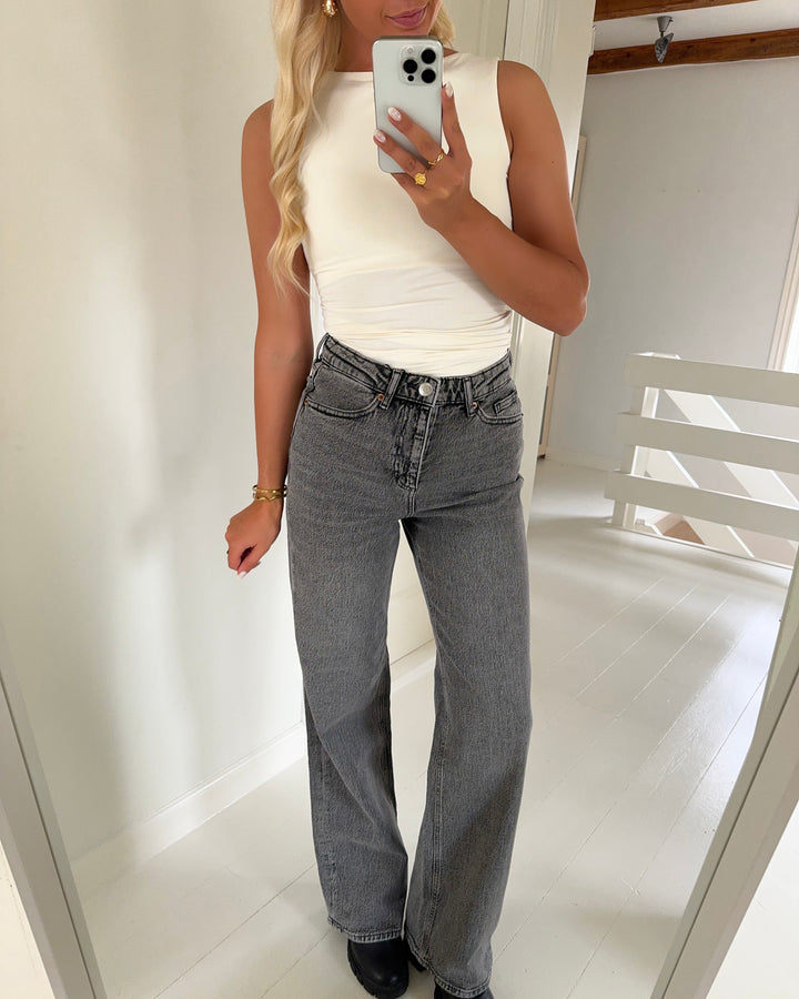 Vero Moda jeans tessa hr wide medium grey denim
