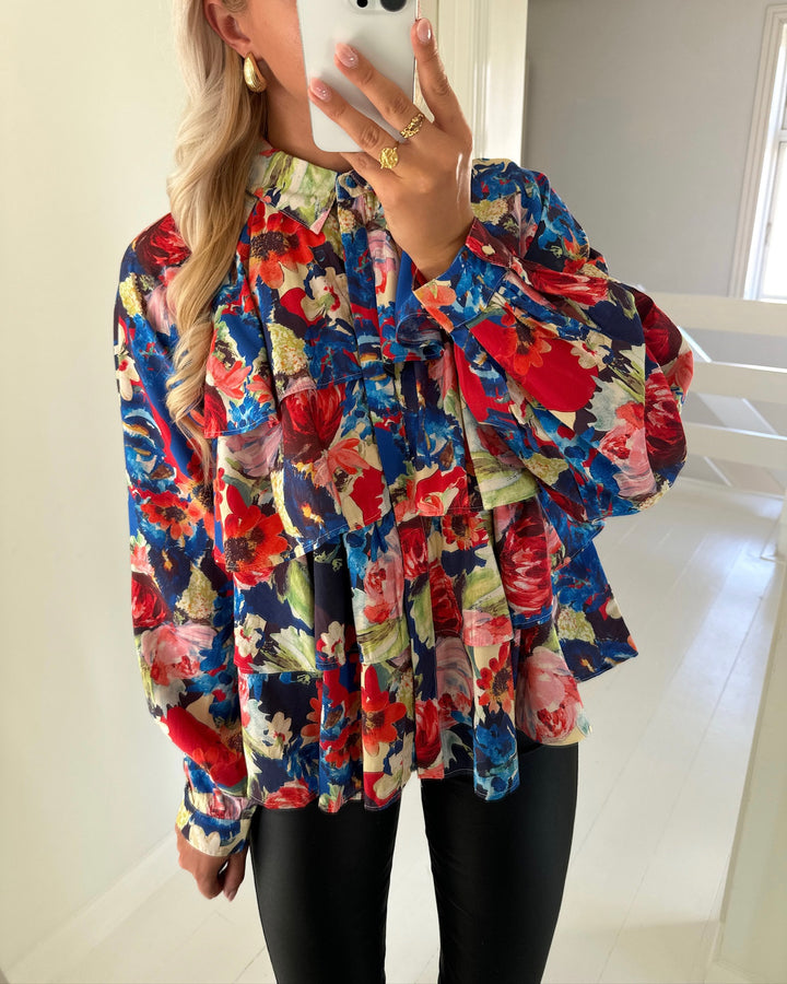 Y.A.S bluse ayana ls birch/ayana print