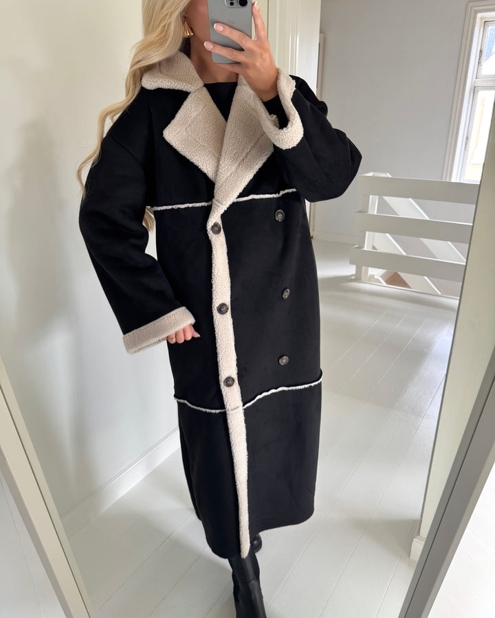 Sister's Point jakke dayla-long. ja black/bamboo