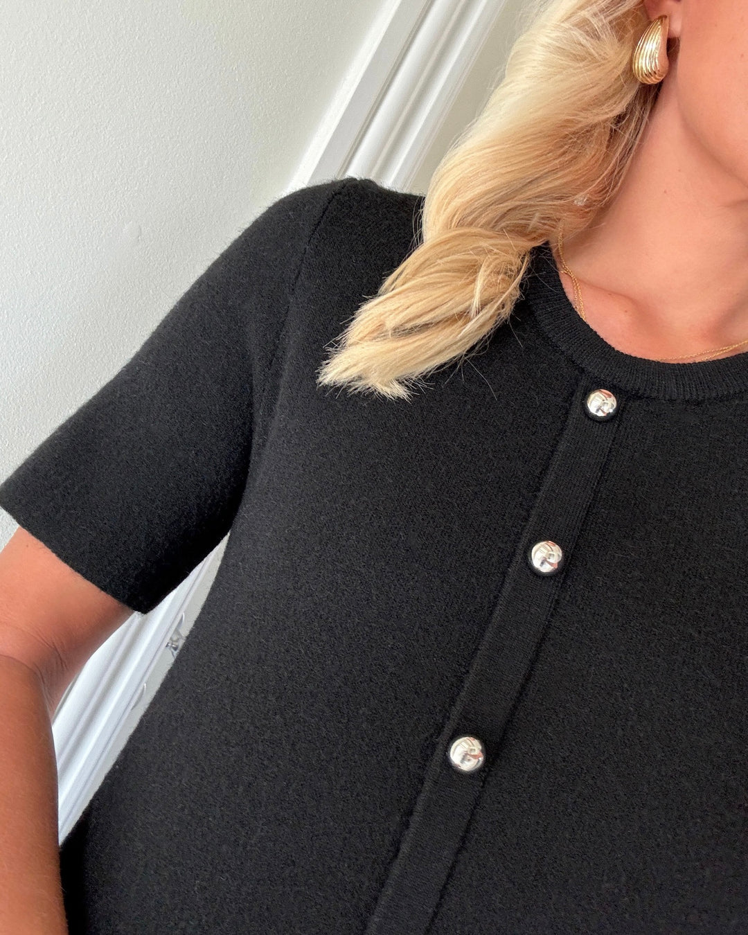 Vero Moda kjole johanna ss o-neck black
