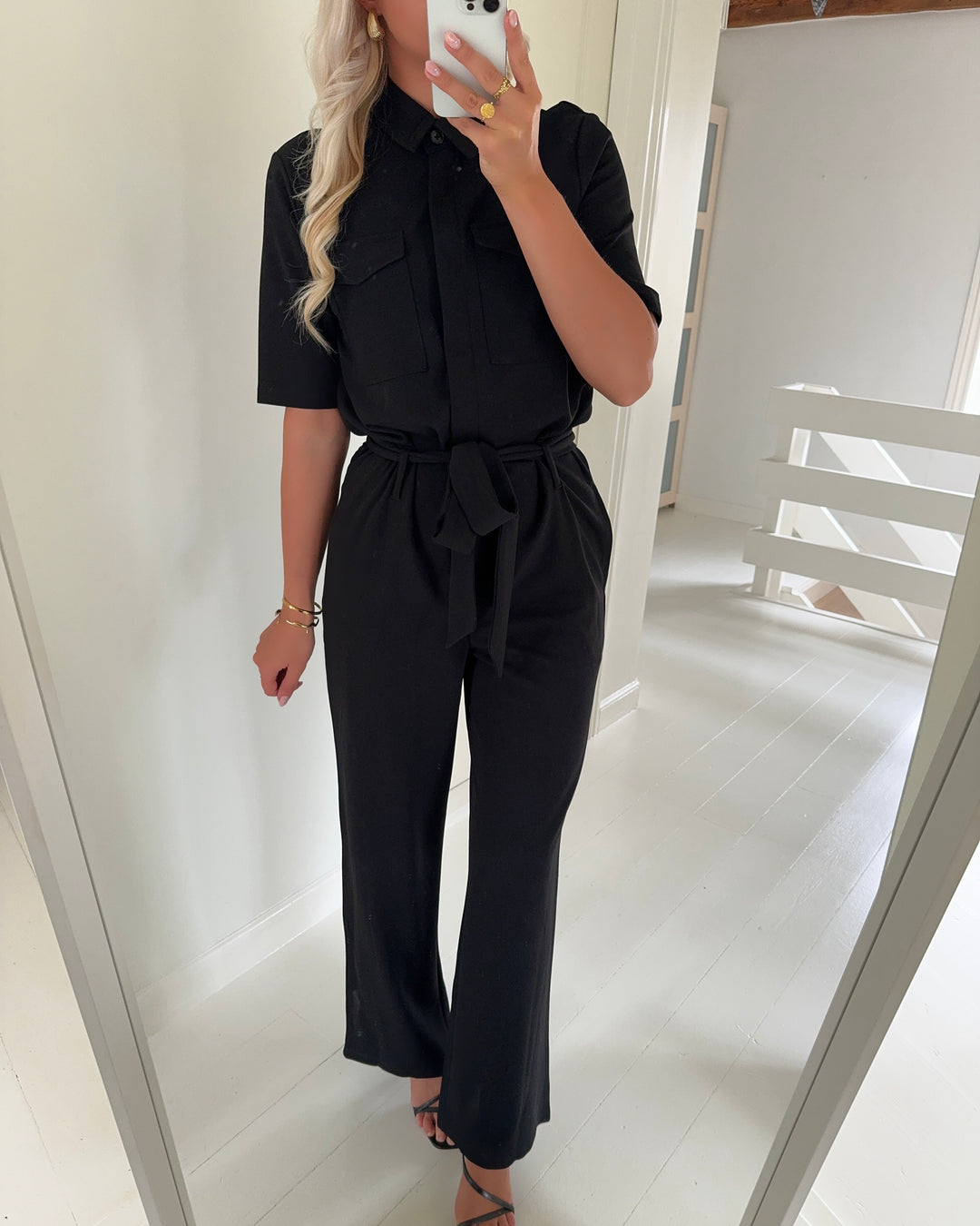 JDY jumpsuit geggo life s/s pocket black