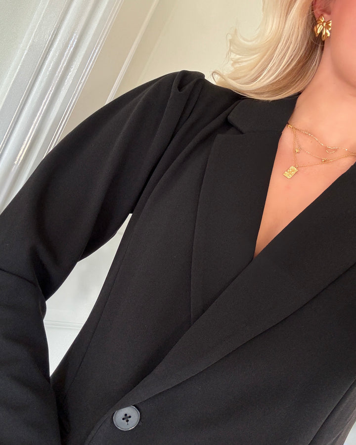 JDY kjole catia elsa ls blazer black