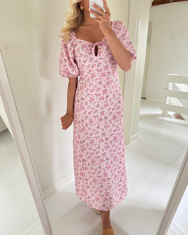 Vero Moda kjole josie 2/4 ankle pink a boo/pink molly