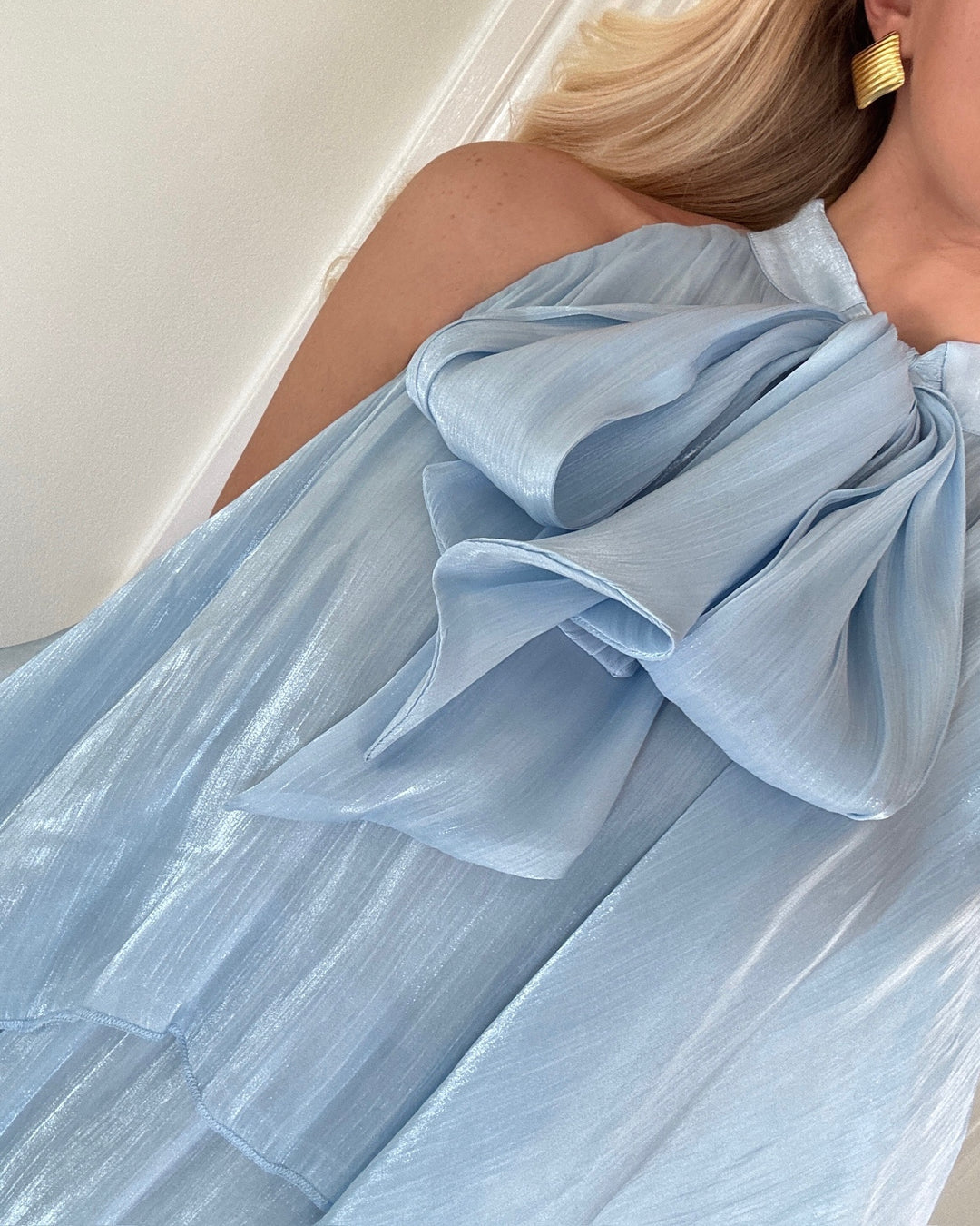 A-View kjole demi light blue