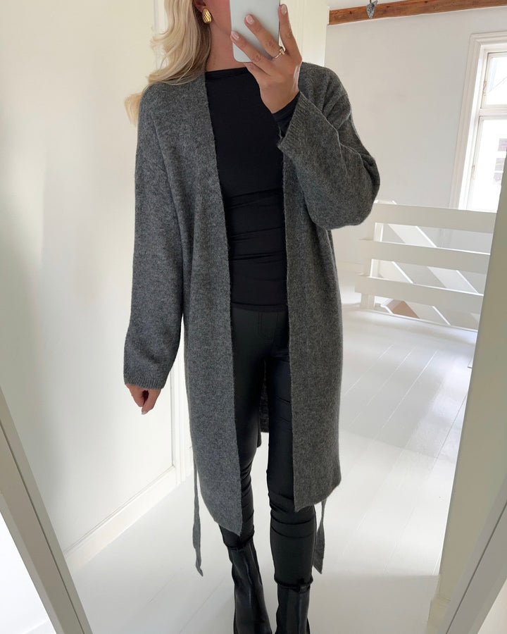 A-View cardigan pony knit grey