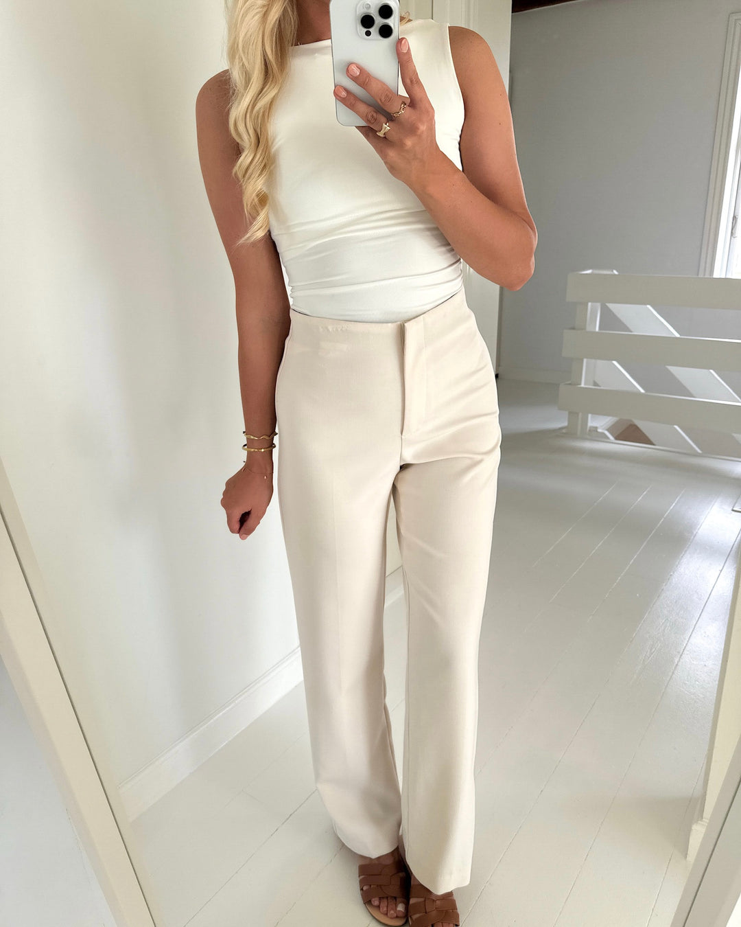 Vero Moda bukser sandy birch