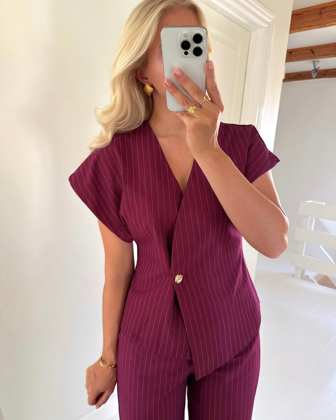 Sister's Point top gevela-ve6 deep bordeaux