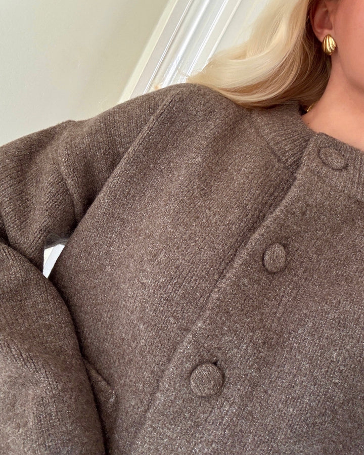 JDY cardigan kimie life ls knit mulch melange