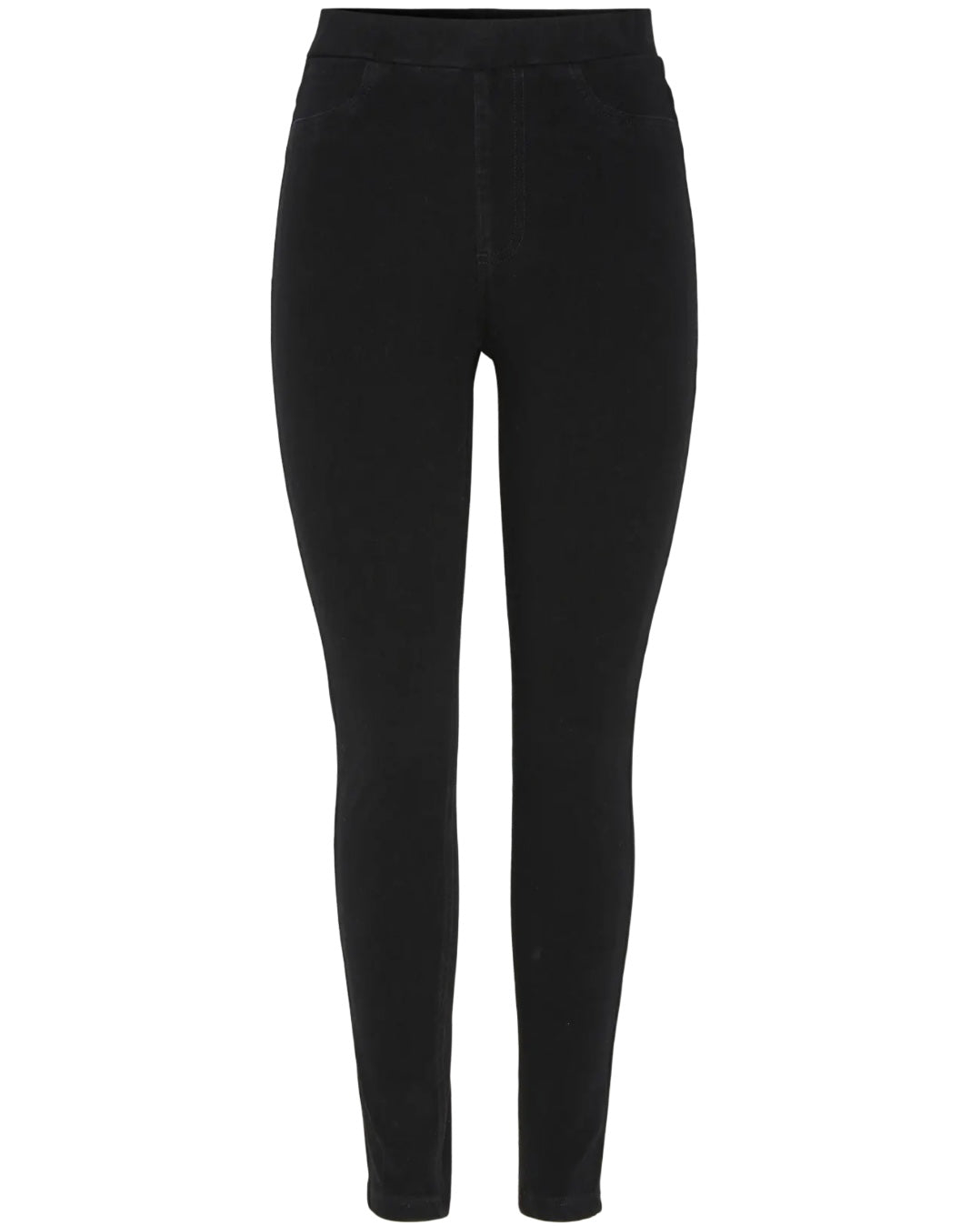 Pieces jeggings jumbo foxy mw black