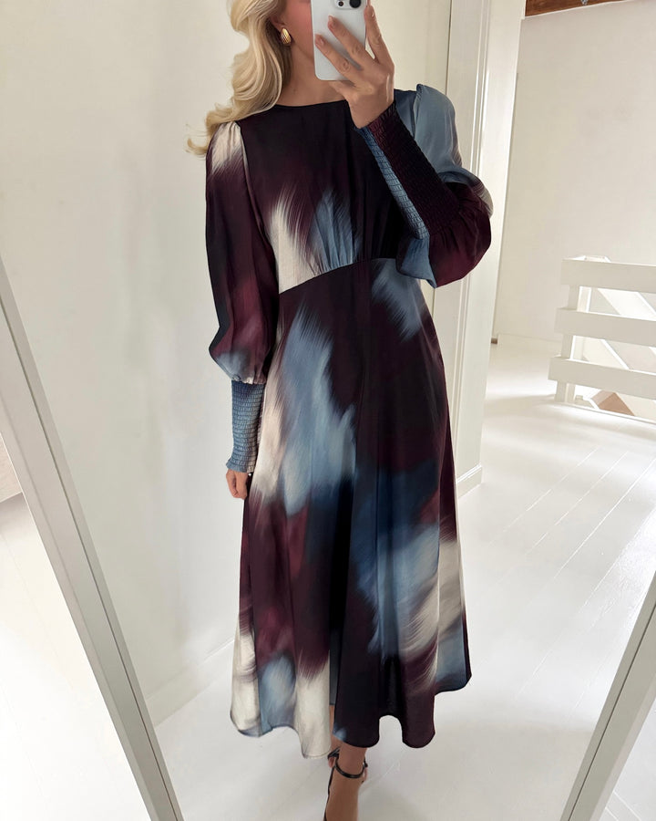 Love&Divine kjole love737-22 waterprint